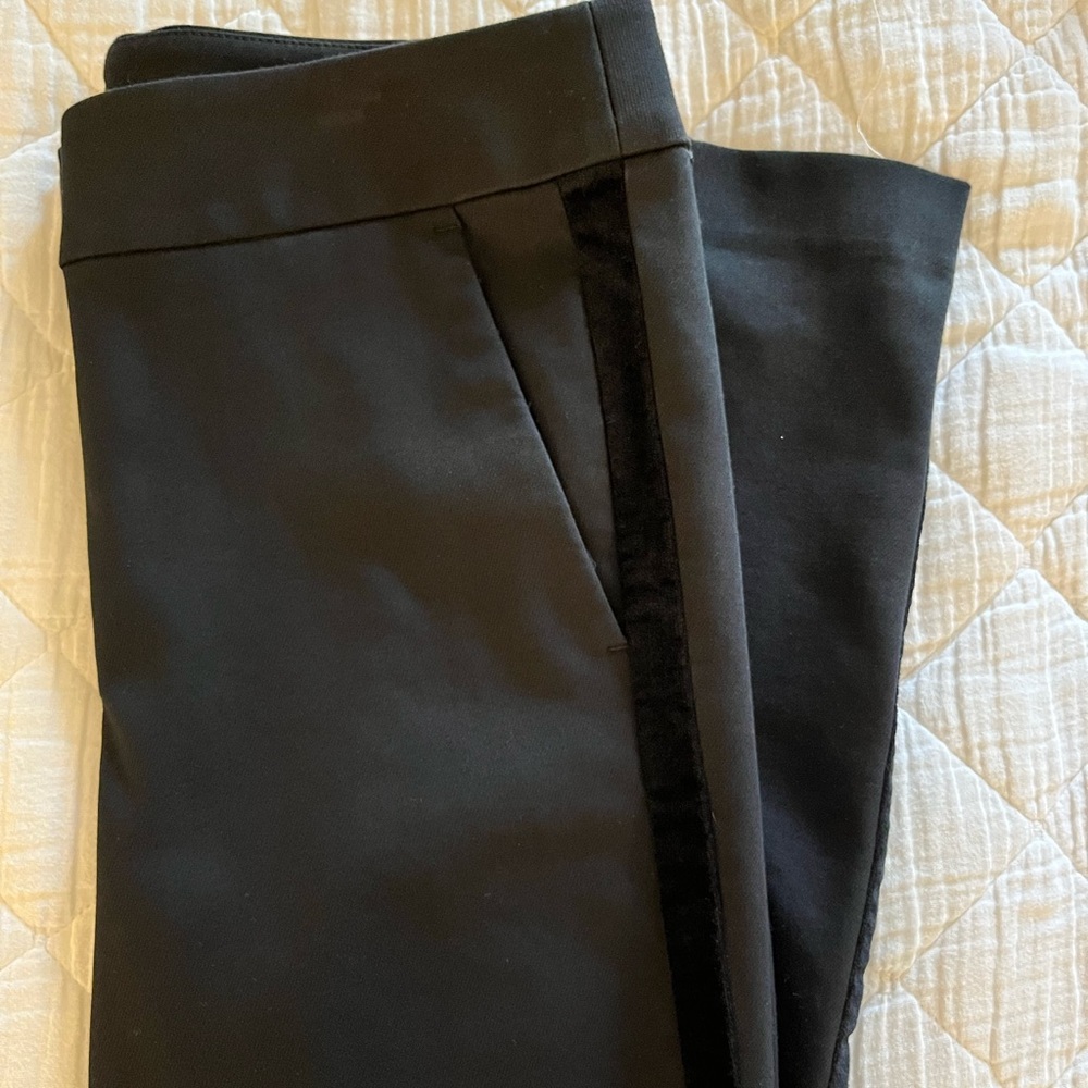 LOFT Marisa 6 Tuxedo Ankle Pants